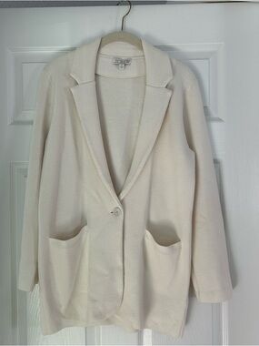 J. Crew Cecile relaxed sweater-blazer XS